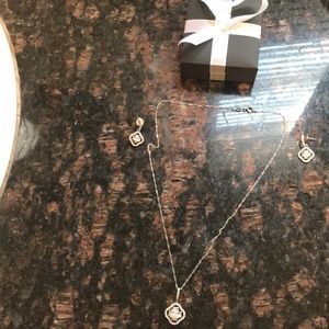 925 matching necklace & earrings